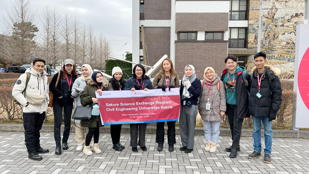 Mahasiswa Teknik Sipil Dapatkan Pengalaman Berharga di Jepang Melalui Sakura Science Program